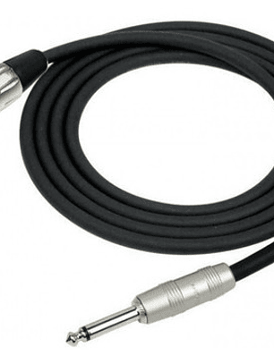 Cable Xlr Macho A Plug 6,3 6mts. Kirlin