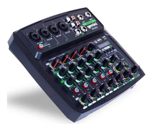 Mixer 6 Canales,bluetooth.gemini Interfaz 1