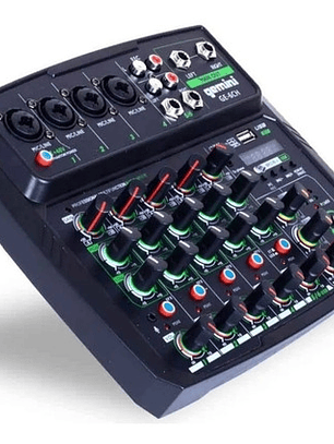 Mixer 6 Canales,bluetooth.gemini Interfaz