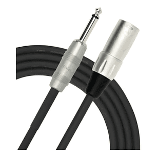 Cable De Audio Plug 6.3mm A Xlr Macho. 10mtrs