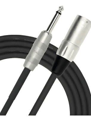 Cable De Audio Plug 6.3mm A Xlr Macho. 10mtrs