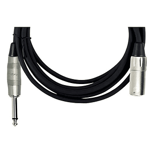Cable De Audio Plug 6.3mm A Xlr Macho. 10mtrs