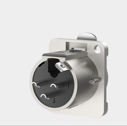 Conector Xlr / Canon Hembra Chasis Roxtone  2