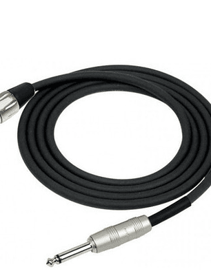 Cable De Audio Plug 6.3 A Xlr Macho 3 Mt Kirlin
