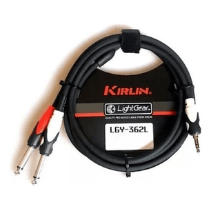 Cable De Audio Plug/jack 3,5 Estéreo A 2 Plug/jack 6,3 Mono