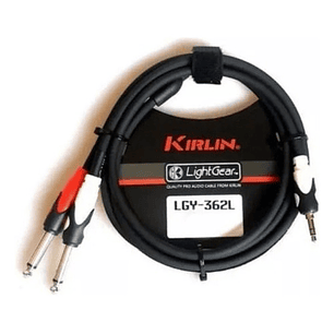 Cable De Audio Plug/jack 3,5 Estéreo A 2 Plug/jack 6,3 Mono