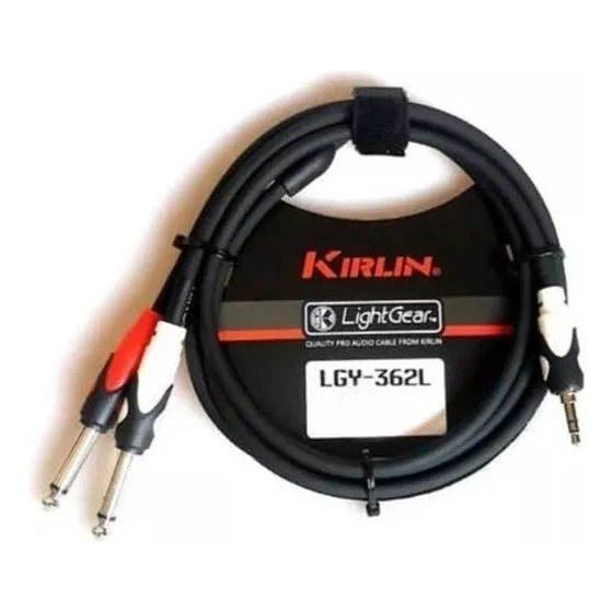 Cable De Audio Plug/jack 3,5 Estéreo A 2 Plug/jack 6,3 Mono 2