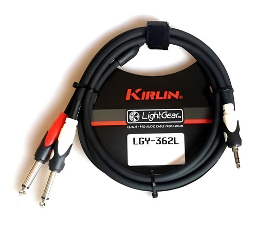 Cable De Audio Plug/jack 3,5 Estéreo A 2 Plug/jack 6,3 Mono 1