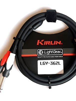 Cable De Audio Plug/jack 3,5 Estéreo A 2 Plug/jack 6,3 Mono