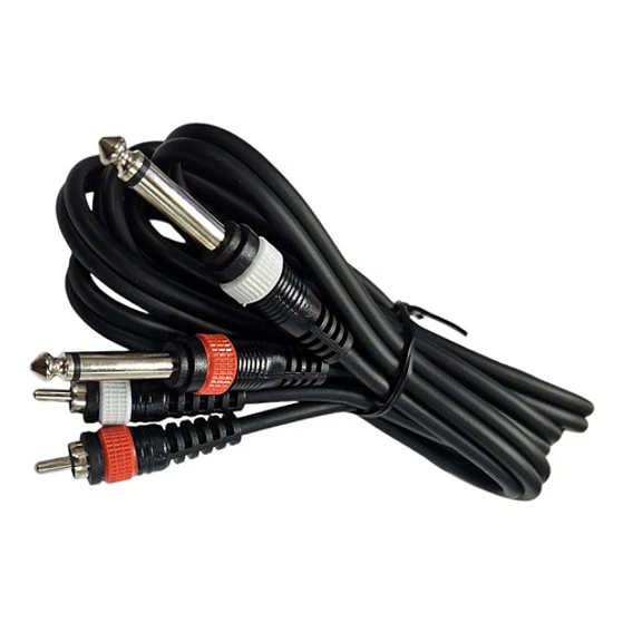 Cable De Audio Rca A Plug 6.3 1,5 Mt 2