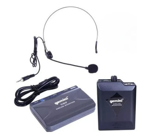 Microfono Inalambrico Cintillo VHF Gemini 3