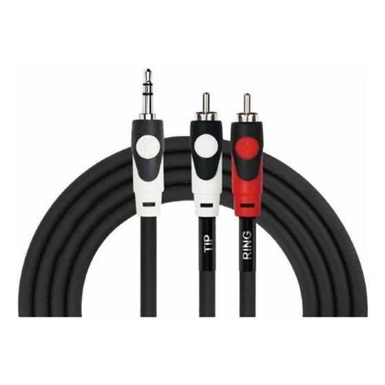 Cable De Audio 3,5 Stereo A 2 Plug Rca 2 Metros. Kirlin 1