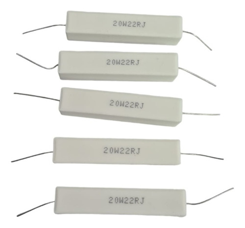 Recistencia Loza Ceramica 20 W 22 Ohms Pack 1