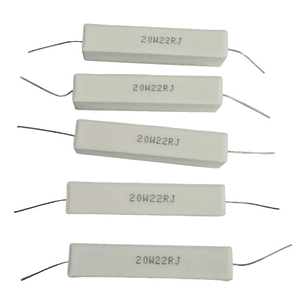 Recistencia Loza Ceramica 20 W 22 Ohms Pack