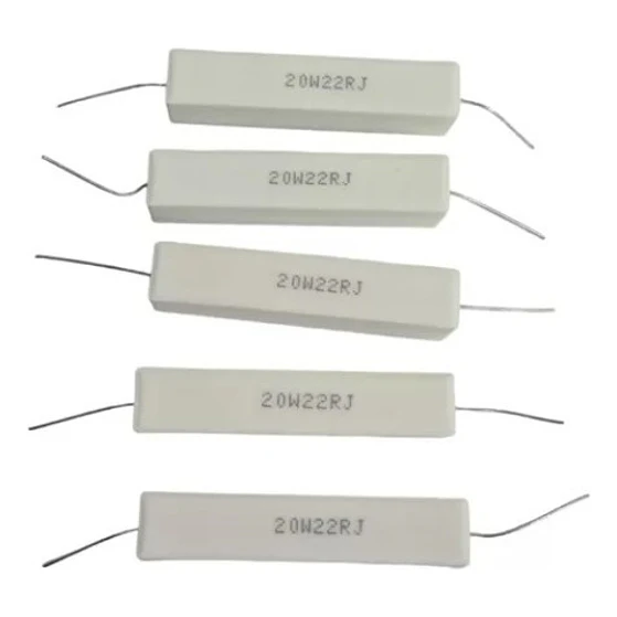 Recistencia Loza Ceramica 20 W 22 Ohms Pack 3