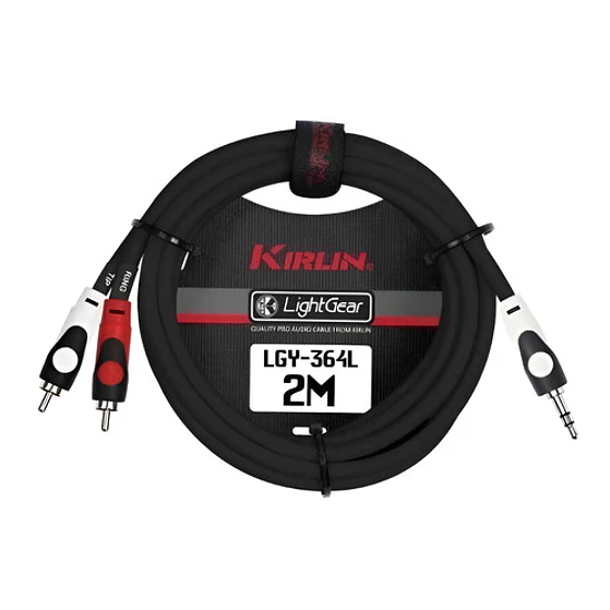 Cable De Audio 3,5 Stereo A 2 Plug Rca 3 Metros. Kirlin 2