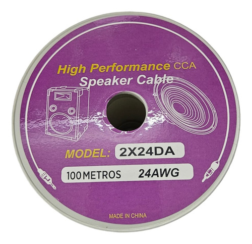Cable Parlante Transparente 2x24 Awg 100 Mt 3