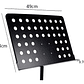 Atril Partitura Tripode De Alta Calidad Altura Regulable D Color Negro G-5 P-2 - Miniatura 4