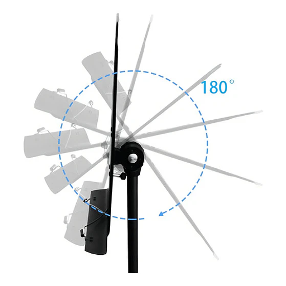 Atril Partitura Tripode De Alta Calidad Altura Regulable D Color Negro G-5 P-2 5