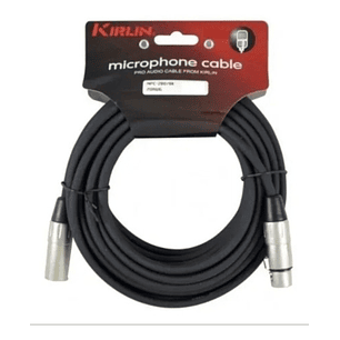 Cable Para Micrófono Xlr-xlr Balanceado 6 Metros Kirlin