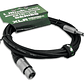 Cable Xlr Hembra A Plug 6.3 Mono, 3 Mts, Negro - Miniatura 2