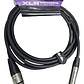 Cable Xlr Hembra A Plug 6.3 Mono, 3 Mts, Negro - Miniatura 4