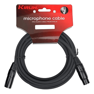 Cable Microfono 10 Mts Xlr M-xlr F 20awg Kirlin Mpc-270