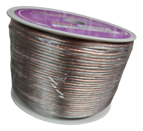 Cable De Parlante 2x16 Transparente 100 Mt 3