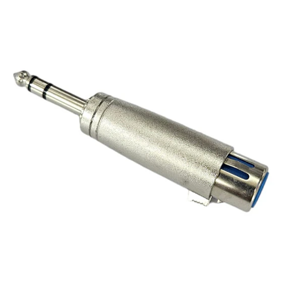 Adaptador Copla Canon Xlr Hembra A Plug Jack 6.3 Stereo 1