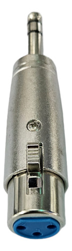 Adaptador Copla Canon Xlr Hembra A Plug Jack 6.3 Stereo 2