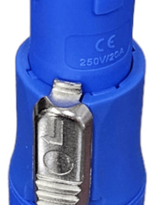 Conector Powercon Color Azul