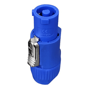 Conector Powercon Color Azul