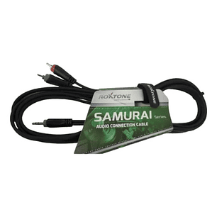 Cable Profesional De Audio Roxtone 3.5mm Stereo Plug-2 Rca