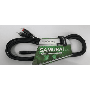 Cable Profesional De Audio Roxtone 3.5mm Stereo Plug-2 Rca
