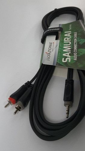 Cable Profesional De Audio Roxtone 3.5mm Stereo Plug-2 Rca 3