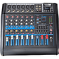 Power Mixer 6 Canales C/usb Consola Amplificada - Miniatura 1
