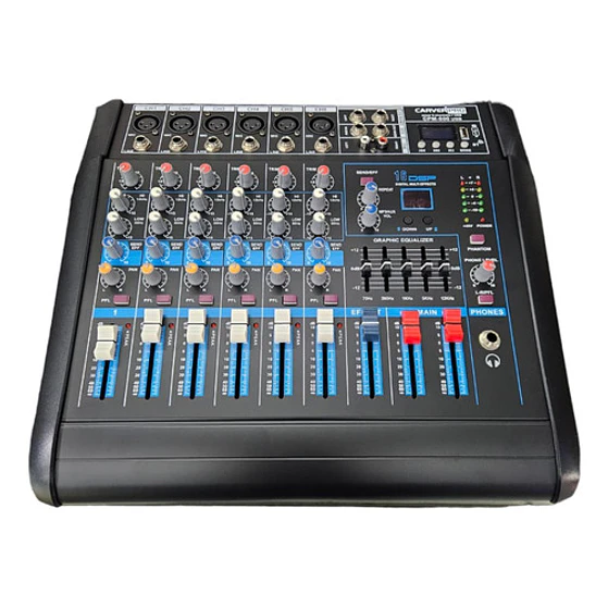 Power Mixer 6 Canales C/usb Consola Amplificada 2