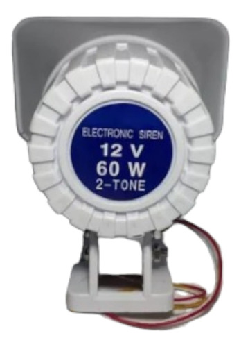 Sirena 12 V 60 W Alarma 2 Tonos 2