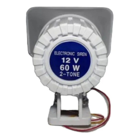 Sirena 12 V 60 W Alarma 2 Tonos 2
