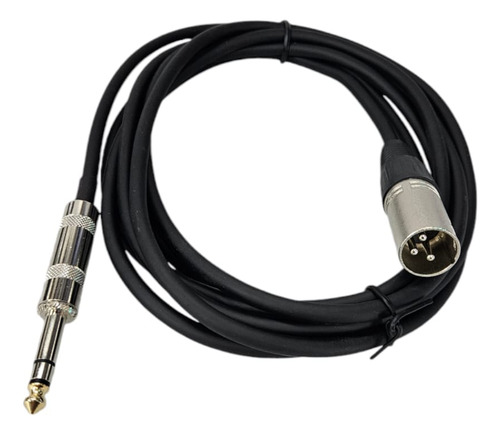 Cable De Audio Xlr Macho A Plug Jack Stereo 3 Mt 1