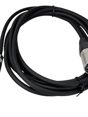 Cable De Audio Xlr Macho A Plug Jack Stereo 3 Mt