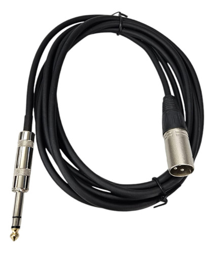 Cable De Audio Xlr Macho A Plug Jack Stereo 3 Mt 2