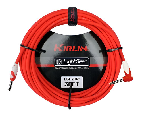 Cable Para Instrumento 6 Mts. Rojo Kirlin 1