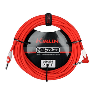 Cable Para Instrumento 6 Mts. Rojo Kirlin