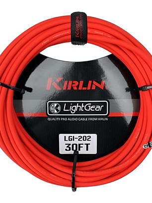 Cable Para Instrumento 6 Mts. Rojo Kirlin