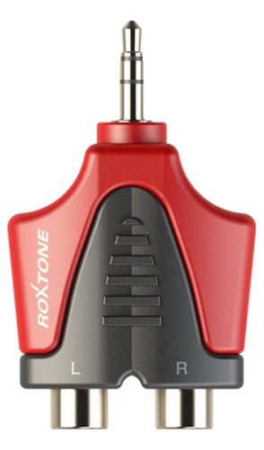 Adaptador De Audio 2 Rca = Plug 3.5 Aux. Roxtone 3