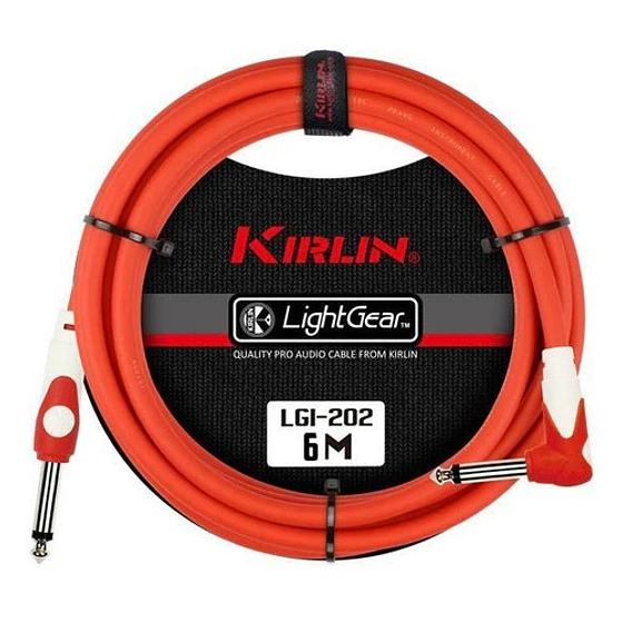 Cable Para Instrumento 6 Mts. Rojo Kirlin 3