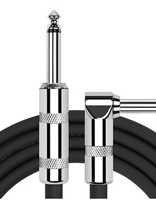 Cable De Instrumento Plug Plug 10 Mt Curvo Kirlin