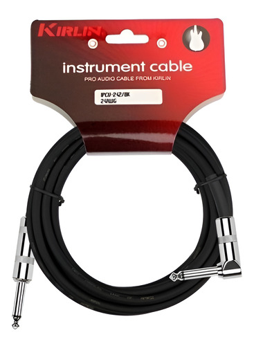 Cable De Instrumento Plug Plug 10 Mt Curvo Kirlin 3