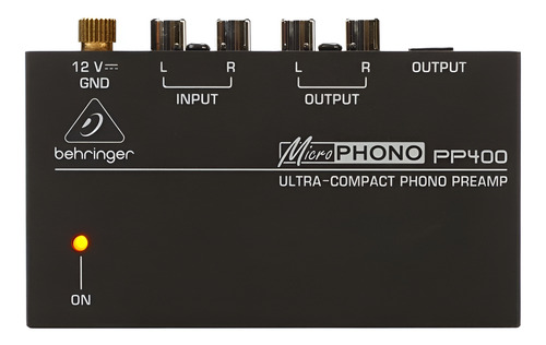 Behringer Pp400 Preamplificador Phono Ultra Compacto 1